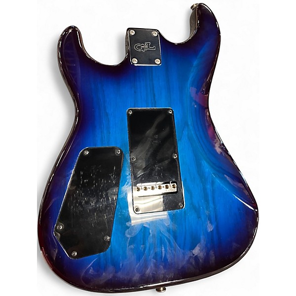 Used G&L LEGACY HH RMC Blue Burst Solid Body Electric Guitar