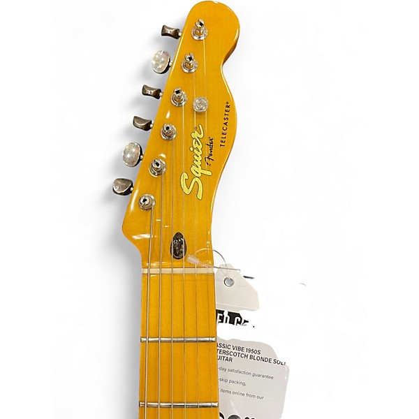 Used Squier Classic Vibe 1950S Telecaster Butterscotch Blonde Solid Body Electric Guitar
