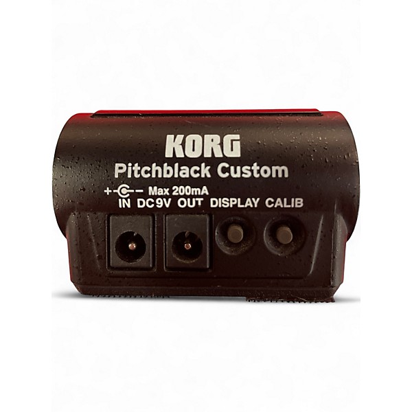 Used KORG PB01 Pitchblack Chromatic Tuner Pedal