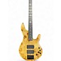 Used Michael Kelly Pinnacle 4 NATURAL POPLAR BURL Electric Bass Guitar