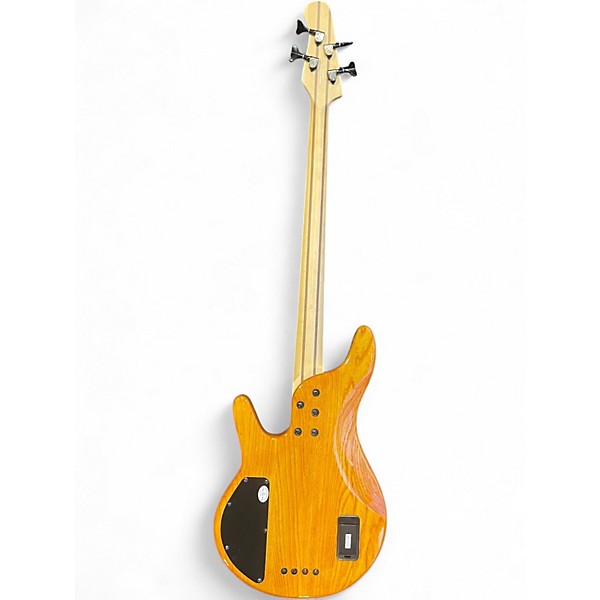 Used Michael Kelly Pinnacle 4 NATURAL POPLAR BURL Electric Bass Guitar