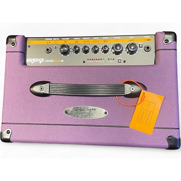 Used Orange Amplifiers CRUSH 50 Glenn Hughes Limited Edition Bass Combo Amp
