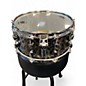 Used Mapex 14in Black Panther Persuader Snare Hammered Brass Antique Nickel Plated Drum