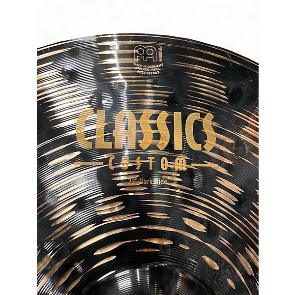 Used MEINL 22in Classics Custom DARK RIDE Cymbal