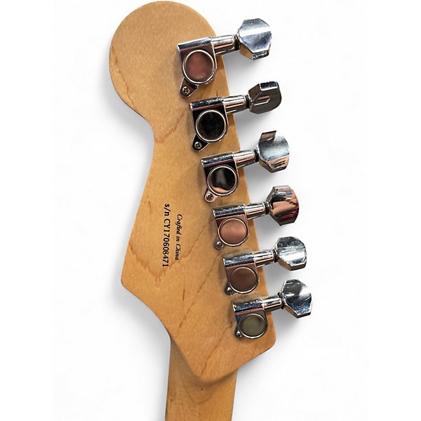 Used Squier Contemporary Stratocaster DARK METALLIC RED Solid Body Electric Guitar