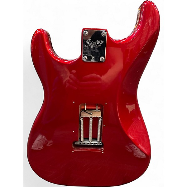 Used Squier Contemporary Stratocaster DARK METALLIC RED Solid Body Electric Guitar