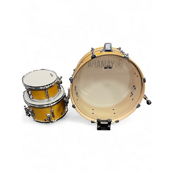 Used Yamaha 4 Piece STAGE CUSTOM HIP 4 Natural Drum Kit