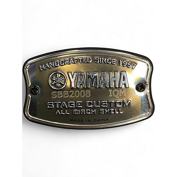 Used Yamaha 4 Piece STAGE CUSTOM HIP 4 Natural Drum Kit