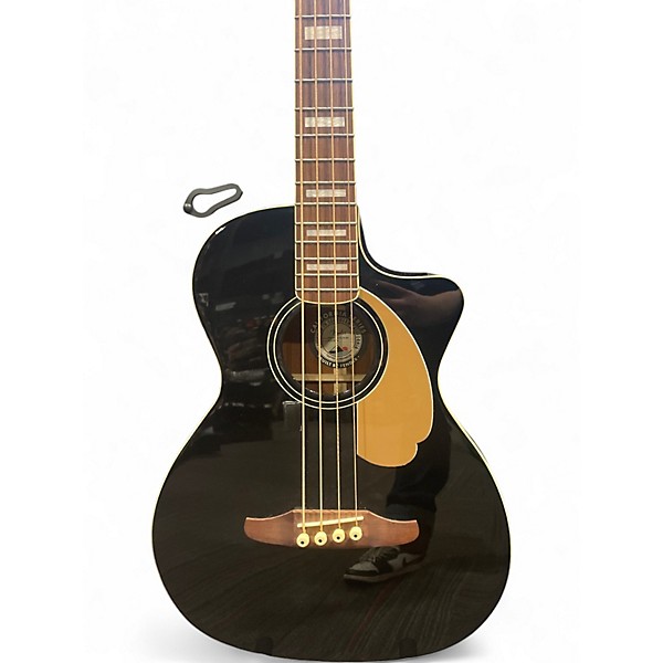 Used Fender Kingman Bass V2 Black Acoustic Bass Guitar