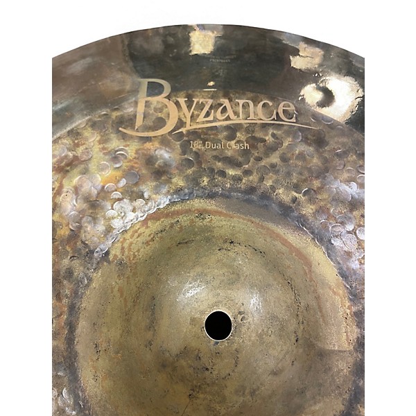 Used MEINL 18in BYZANCE DUAL CRASH Cymbal