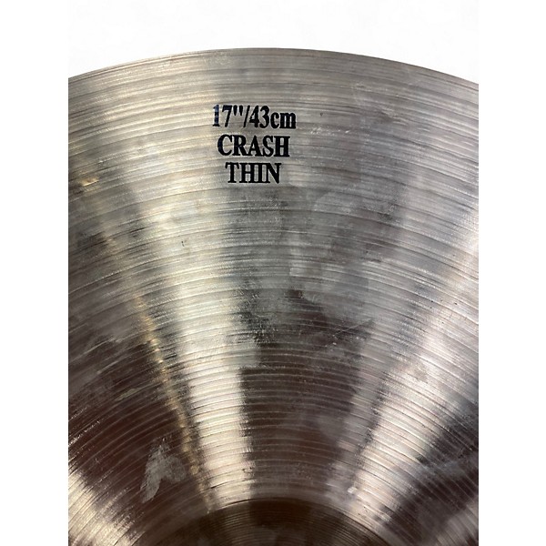 Used Heartbeat 17in STUDIO THIN CRASH Cymbal