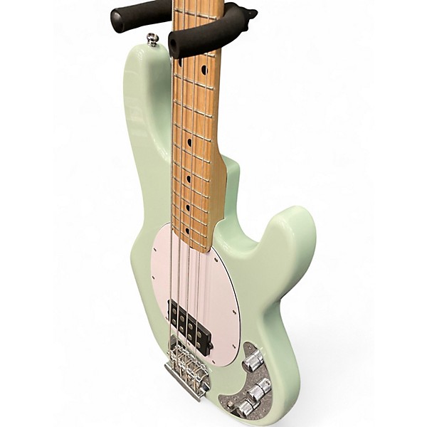 Used Sterling by Music Man sting ray Surf Green Electric Bass Guitar