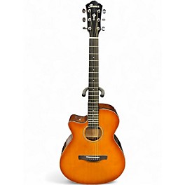 Used Ibanez AEG58L Honey Burst Acoustic Electric Guitar
