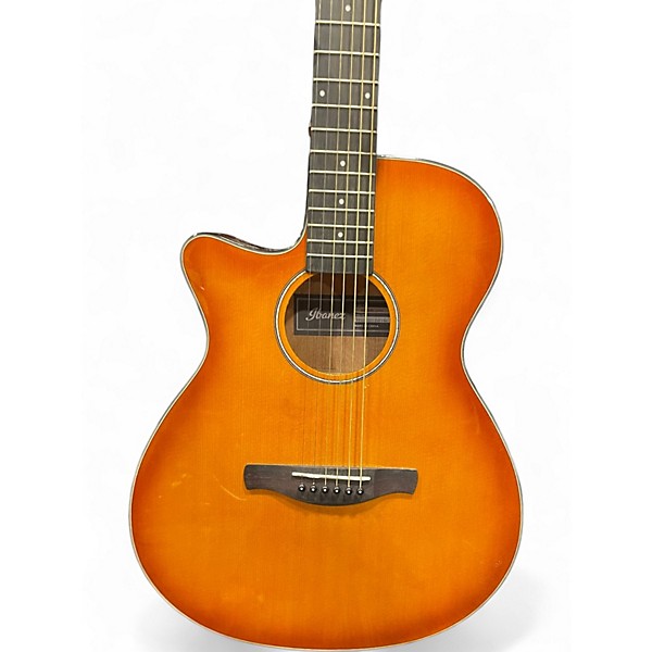 Used Ibanez AEG58L Honey Burst Acoustic Electric Guitar