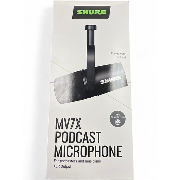 Used Shure MV7X Dynamic Microphone