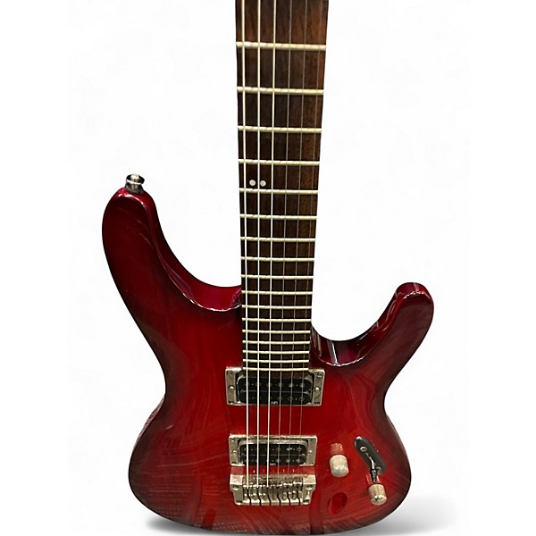 Used Ibanez S421 S Series Crimson Red Trans Solid Body Electric Guitar