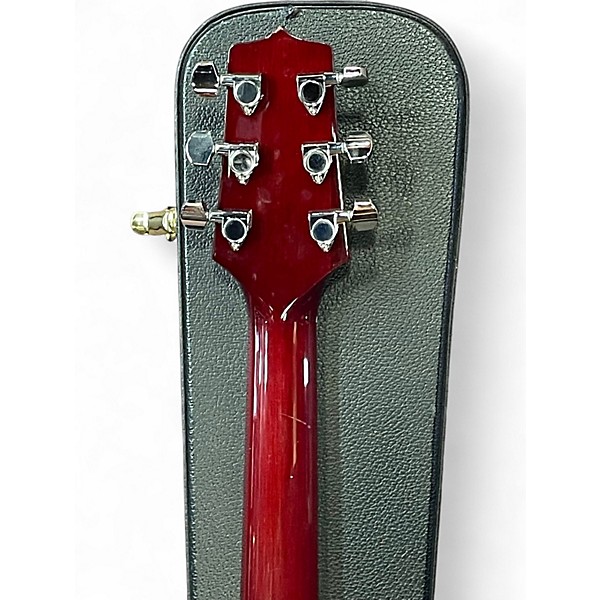 Used Takamine G260C Wine Red Acoustic Electric Guitar
