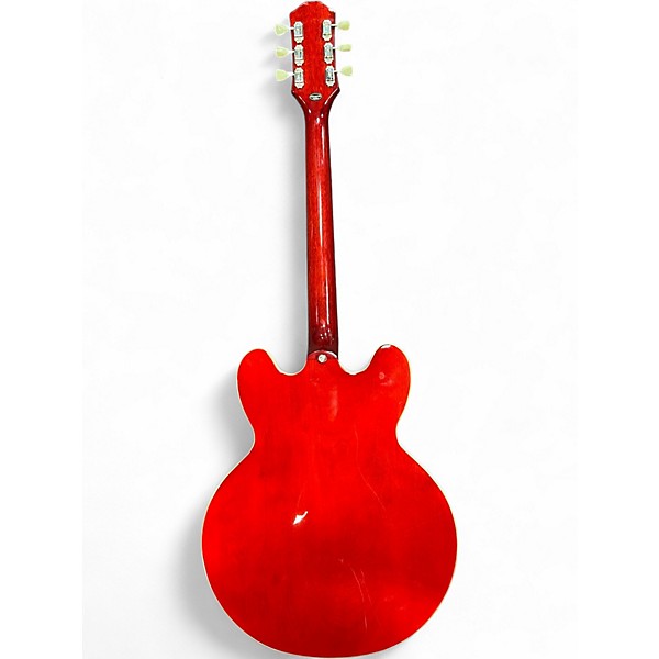 Used Epiphone Inspired By Gibson ES 335 ES335 Cherry Hollow Body Electric Guitar