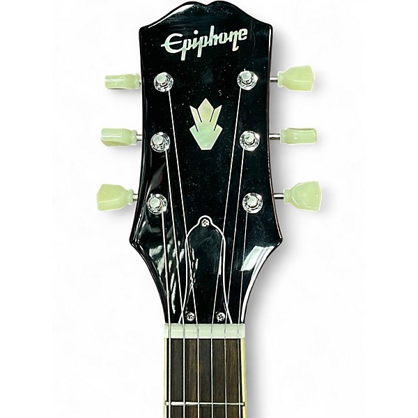 Used Epiphone Inspired By Gibson ES 335 ES335 Cherry Hollow Body Electric Guitar