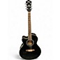 Used Ibanez AEL10LE Black Acoustic Electric Guitar thumbnail