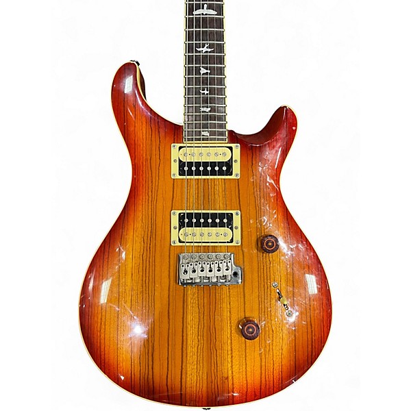 Used PRS SE Custom 24 Amber Solid Body Electric Guitar