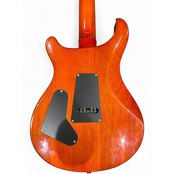 Used PRS SE Custom 24 Amber Solid Body Electric Guitar