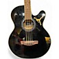 Used Ibanez AEB 5E Black Acoustic Bass Guitar
