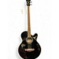 Used Ibanez AEB 5E Black Acoustic Bass Guitar