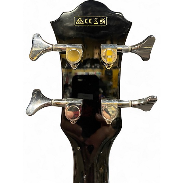 Used Ibanez AEB 5E Black Acoustic Bass Guitar