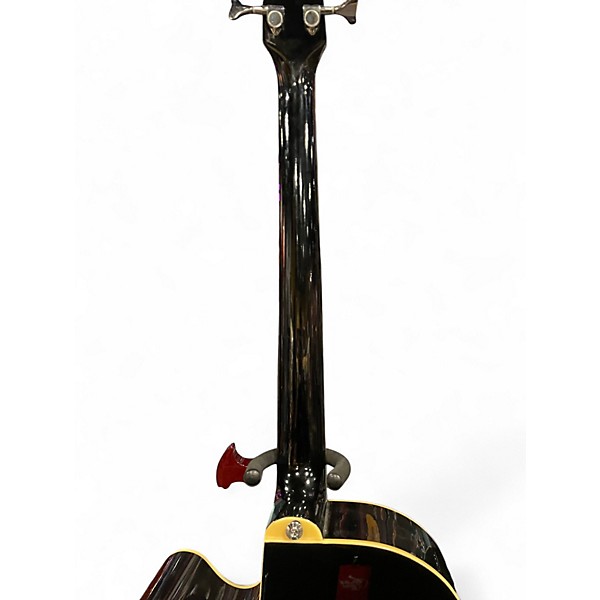 Used Ibanez AEB 5E Black Acoustic Bass Guitar