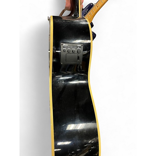 Used Ibanez AEB 5E Black Acoustic Bass Guitar