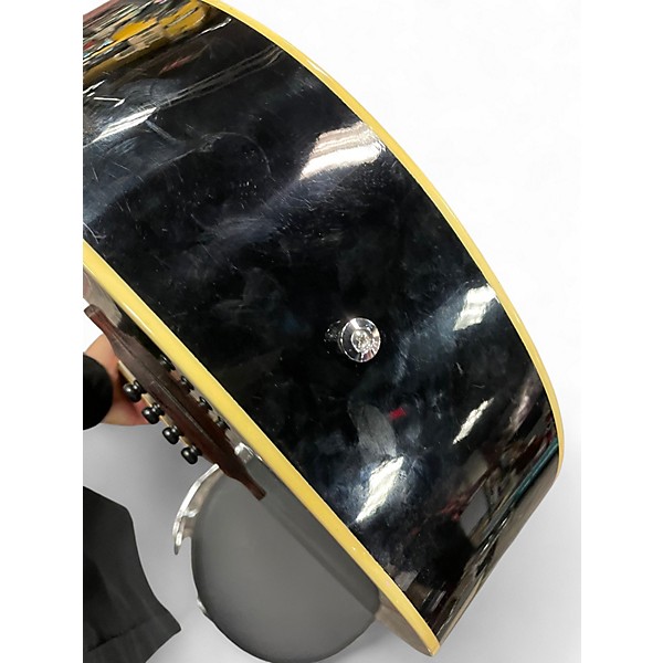 Used Ibanez AEB 5E Black Acoustic Bass Guitar