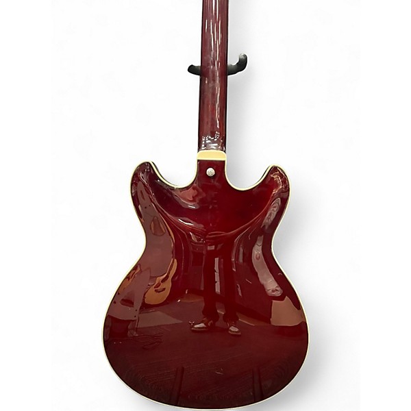 Used Ibanez AS7312 12 String Artcore Maroon Hollow Body Electric Guitar