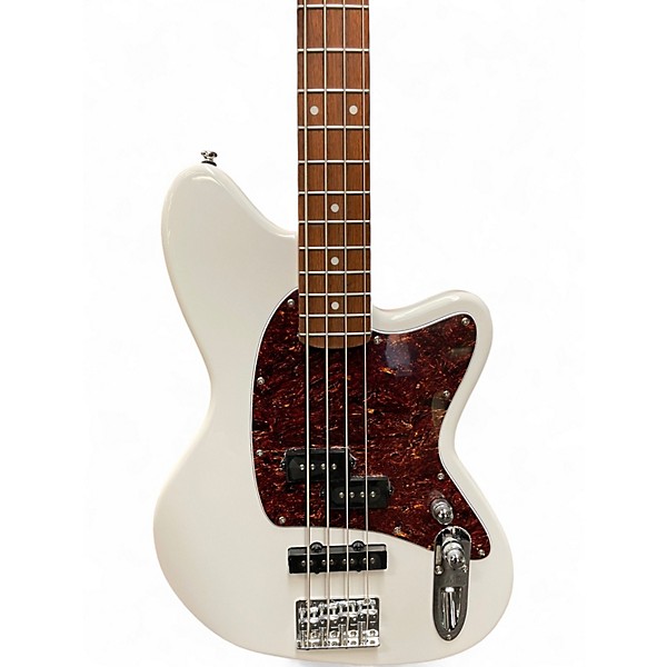 Used Ibanez TMB100 Classic White Electric Bass Guitar
