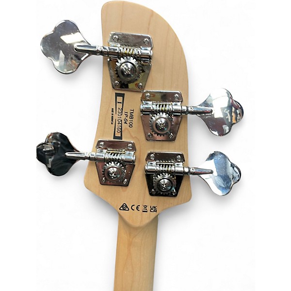 Used Ibanez TMB100 Classic White Electric Bass Guitar