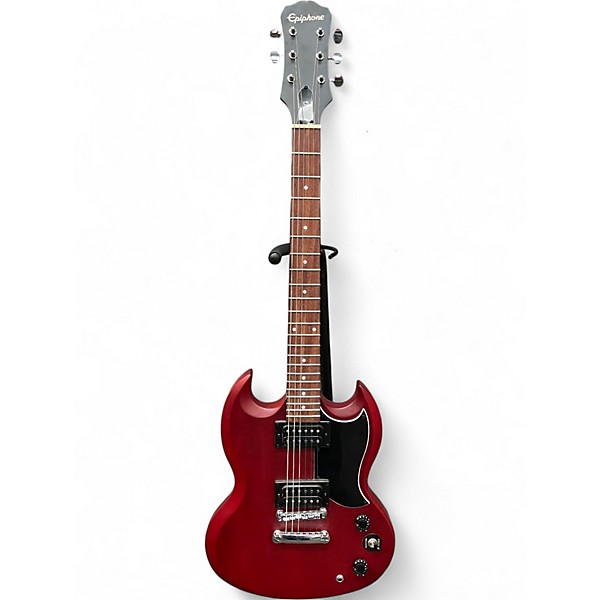Used Epiphone SG Special Bolt On Trans Red Solid Body Electric Guitar