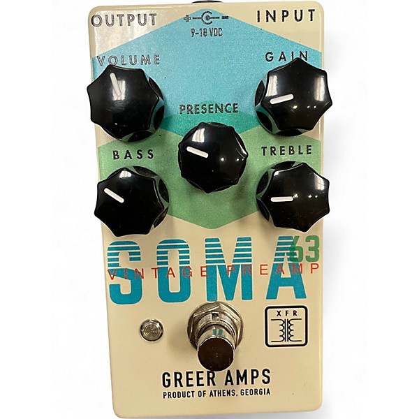 Used Greer Amplification SOMA 63' VINTAGE PREAMP Guitar Preamp