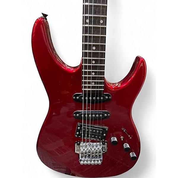 Used Kramer 600ST Candy Apple Red Metallic Solid Body Electric Guitar