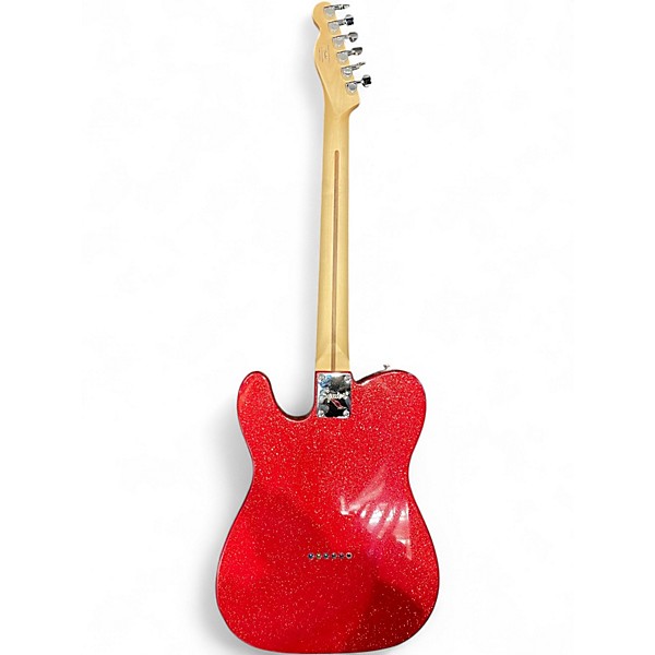 Used Squier Telecaster SPARKLE RED Solid Body Electric Guitar