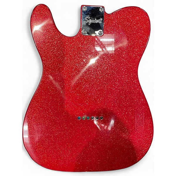 Used Squier Telecaster SPARKLE RED Solid Body Electric Guitar