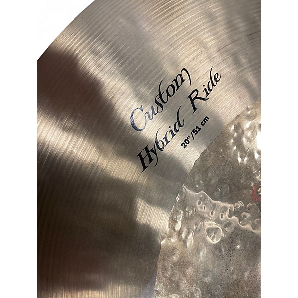 Used Zildjian 20in K Custom Hybrid Ride Cymbal