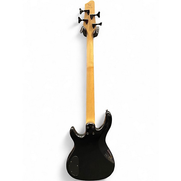 Used Squier MB4 Skull & Crossbones Black Electric Bass Guitar