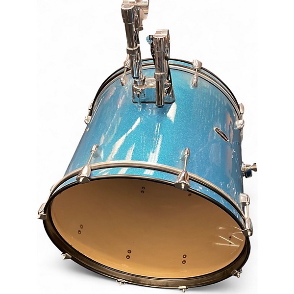 Used PDP by DW 5 Piece centerstage blue sparkle Drum Kit