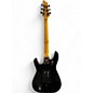 Used Schecter Guitar Research Demon 6 Trans Black Solid Body Electric Guitar