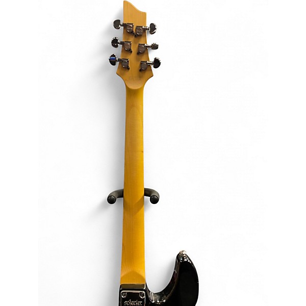 Used Schecter Guitar Research Demon 6 Trans Black Solid Body Electric Guitar