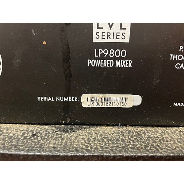 Used Harbinger LP9800 Powered Mixer