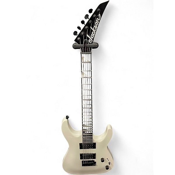 Used Jackson JS22 Dinky White Solid Body Electric Guitar