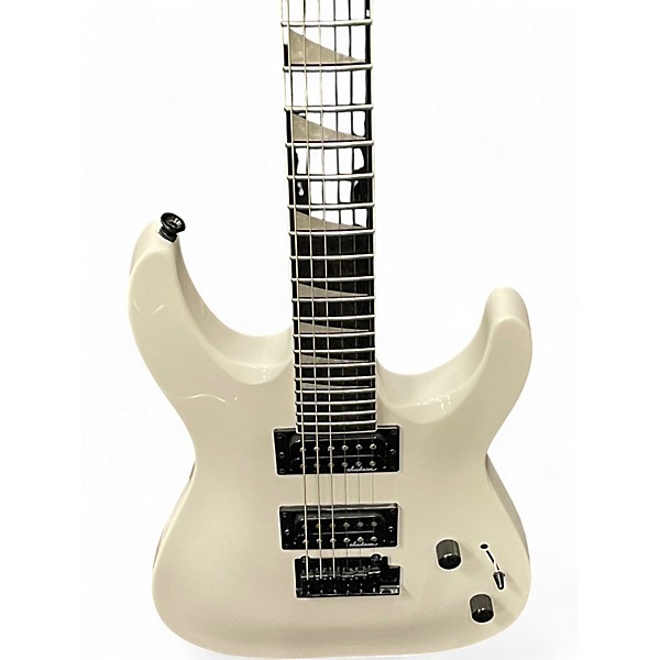 Used Jackson JS22 Dinky White Solid Body Electric Guitar