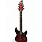 Used Schecter Guitar Research Demon 6 Trans Red Solid Body Electric Guitar thumbnail