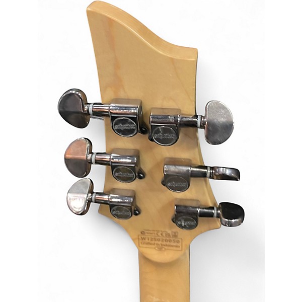 Used Schecter Guitar Research Demon 6 Trans Red Solid Body Electric Guitar